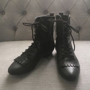 Victorian Style Lace Up Boots